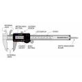 CALIPER VERNIER GAUGE PRECISION MEASURING STAINLESS STEEL-0-150MM-6INCH-DIGITAL