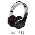 BLUETOOTH FM STEREO RADIO MP3 PLAYER HD ON EAR HEADPHONES