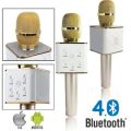 GOLD BLUETOOTH MICROPHONE WITH BUILT-IN SPEAKER