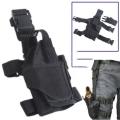 ARMY WATERPROOF ADJUSTABLE PISTOL GUN DROP PUTTEE LEG THIGH HOLSTER POUCH HOLDER