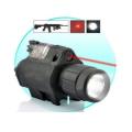 TACTICAL COMBO FLASHLIGHT/LIGHT TORCH RED LASER SIGHT FIT FOR PISTOL HUNTING