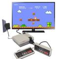 MINI RETRO TV GAME CONSOLE NES 8BIT CLASSIC 500 BUILT-IN GAMES+2 CONTROLLERS