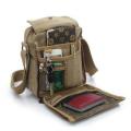 Multifunctional Canvas Messenger Handbag Outdoor Sports Over Shoulder Crossbody Side Bag - iconix