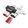UNIVERSAL 4 IN 1 USB MICRO SD CARD READER FOR MOBILE DEVICES