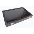 NEW LARGE 24 COMPARTMENT JEWELLERY DISPLAY GLASS TOP CASE BOX JEWELLERY CASE ORGANIZER