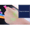 6 COLOURS NEON FACE PAINT BODY ART PAINT NATURAL WATER WASHABLE MATERIAL PARTY MAKE UP