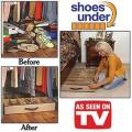 SHOES UNDER SPACE SAVING SHOE ORGANIZER & PROTECTOR