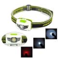 4-MODE 350LUMEN R3+2LED SUPER BRIGHT MINI HEADLIGHT PERFECT FOR CYCLING OR RUNNING