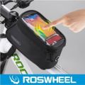 CYCLING BICYCLE WATERPROOF FRAME PANNIER FRONT 4.2 CELL PHONE TUBE BAG CASES