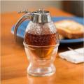 200ML ACRYLIC CLEAR POT HONEY DISPENSER CONTAINER HIVE SPICE HOLDER BEE BOTTLE