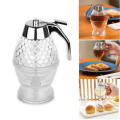 200ML ACRYLIC CLEAR POT HONEY DISPENSER CONTAINER HIVE SPICE HOLDER BEE BOTTLE