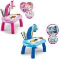 KIDS MULTI FUNCTIONAL EDUCATIONALLY DRAWING PAINTING TOY PROJECTOR LEARNING DRAWING DESK