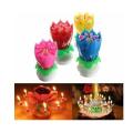 MUSICAL FLOWER ROTATING BIRTHDAY CANDLES