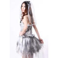 Fancy Zombie Bride Wedding Costume Dress