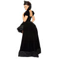 Stunning Dark Charmer With Princess Inspired Style Nicely Design Leatherette Pattern Touch