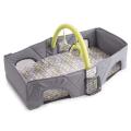 Foldable Baby Travel Bed Diaper Bag With Removable Fun Toy Bar Hole