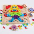 Creative Wooden Pixel Mosaic Game