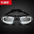 YUKE Anti-Fog UV Protect Swimming Goggles With Swim Cap - Black (SPH -2.5)