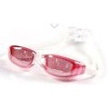 YUKE Anti-Fog UV Protect Swimming Goggles With Swim Cap - Pink (SPH -2.5)
