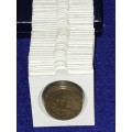 1923-1960 1PENNY (1d) FULL SET, LOT OF COINS UNC (COLLECTORS SET) ALL IN COIN FLIPS (CV OVER R4000)