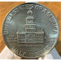 USA KENNEDY HALF DOLLAR (BICENTENNIAL) 1776-1976 - COPPER-NICKEL PLATED COPPER 11,34 g