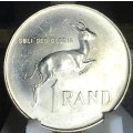 1966 ONE RAND (SILVER R1) SOUTH AFRICA (ENG) A/U FULL DETAIL