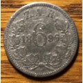 South African 1896 Six Pence