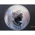 ( LOW START )  CANADIAN MAPLE  1oz .999.9% .PURE SOLID SILVER BULLION.....
