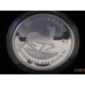 ALL  NEW  2021   ( TWO OUNCE )  PROOF SILVER KRUGERRAND    FULL HOUSE