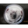 ( LOW START )  2021   AUSTRALIAN   (   KOALA BEAR )      1oz  999.9%  PURE SILVER