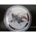 ( LOW START )   2021  1oz  AUSTRALIAN  WEDGED TAIL EAGLE...999.9% PURE SILVER