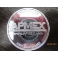 ( LOW START )     APMEX    1 TROY OUNCE     PURE SOLID SILVER ROUND