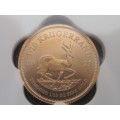 2021    1/10oz  GOLD KRUGERRAND.....AUTHENTICATED & CERTIFIED....MINTSTATE