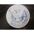#   PROMOTION  #      FAMOUS OLD  AMERICAN  MORGAN CURRENCY DESIGN    1oz...999.9%... SILVER.....