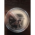 #   RARE  #   2015  CANADIAN  BIRDS OF PREY  SILVER SERIES  #   THE RED TAILED HAWK   #
