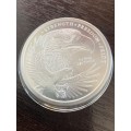 (  NEW PRODUCT  )   AMERICAN ROUND 1oz  999.9% PURE SILVER   CAPSULED