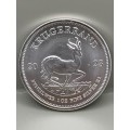 2023  1oz  KRUGERRAND   999.9%  PURE  SOLID SILVER UNC.      CAPSULED