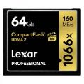 Lexar 64GB 1066X Professional CF Memory Card (160MB/s)