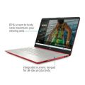 NEW - HP 15.6` HD Red Laptop Intel Quad Core 2.7GHz 4GB RAM Webcam Windows 10