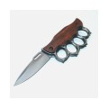 PK40 SUPER One Hand Knife Semiautomatic - Brass Knuckles Knife