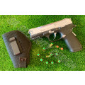 Kuzey A100 Silver Blank Gun (incl 10 Blank and 2 Pepper Rounds + Holster)