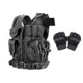 Dh - Ammo and Tactical Adjustable Hunting Vest with Gloves