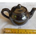 Collectable vintage Brown Betty Teapot for dolls