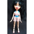 Bratz doll Jade in sandals and beautiful little jumpsuit knitted for her reduced price