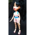 Bratz doll Jade in sandals and beautiful little jumpsuit knitted for her reduced price