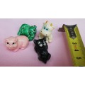 collectable small animal figures for printers tray