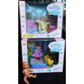 Baby born miniworld two playsets with clothes by Zapf Creation includes one doll by Simba