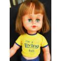 Collectable Hard Plastic and Vinyl doll from 1970 s sold through living and loving magazine
