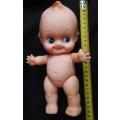 Collectable vintage hard rubber Kewpie doll with wings 25 cm