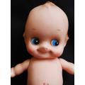 Collectable vintage hard rubber Kewpie doll with wings 25 cm